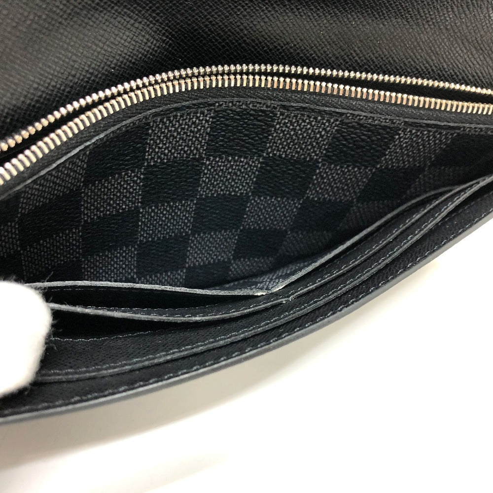 LOUIS VUITTON Long Wallet Purse N63084 Damier Grafitto Canvas black Damier Grafitte Portefeuille long modular