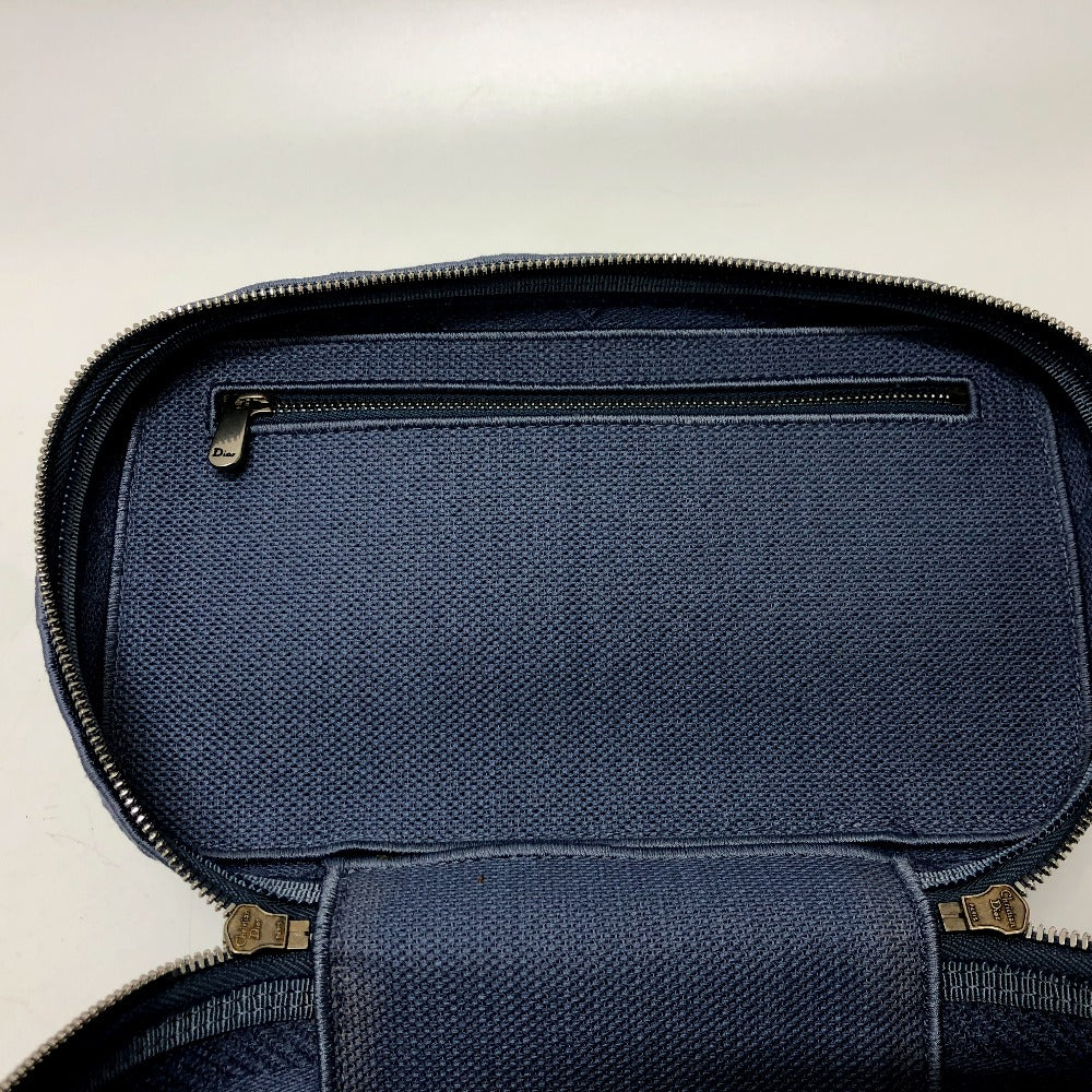 Dior Vanity bag canvas blue Canage Women Used Authentic
