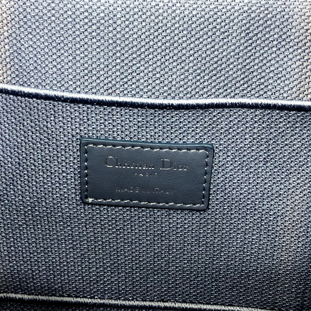 Dior Vanity bag canvas blue Canage Women Used Authentic