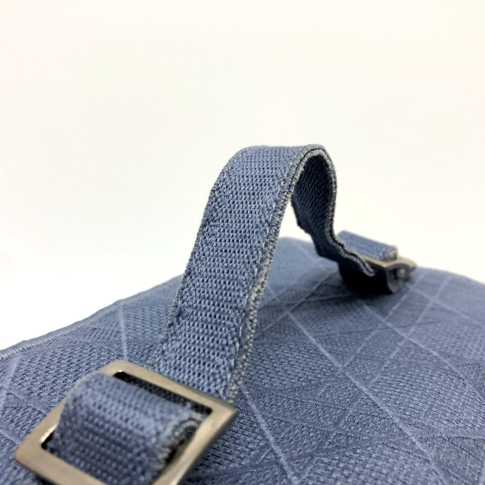 Dior Vanity bag canvas blue Canage Women Used Authentic