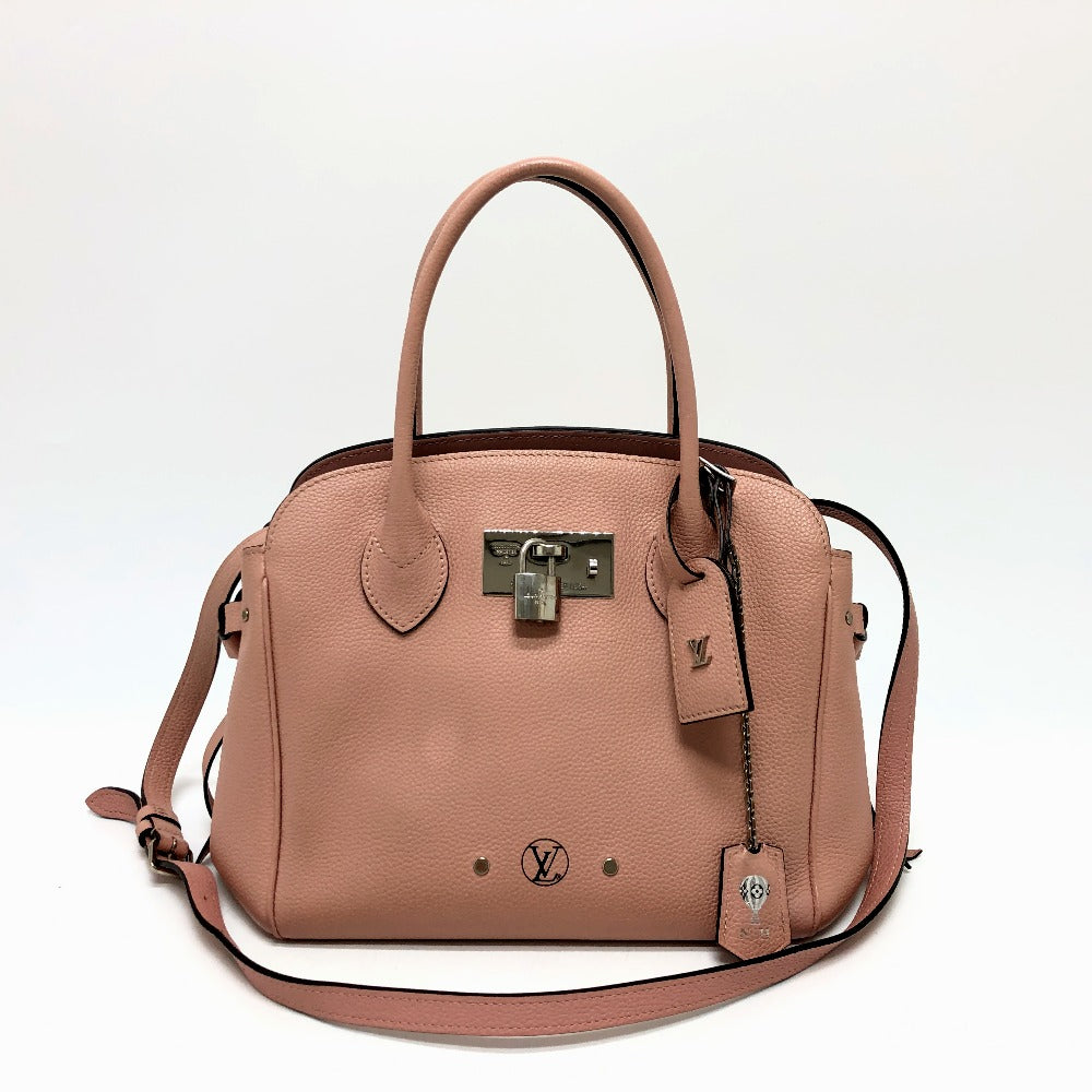 LOUIS VUITTON Handbag M54347 leather pink Mira PM Women Used Authentic