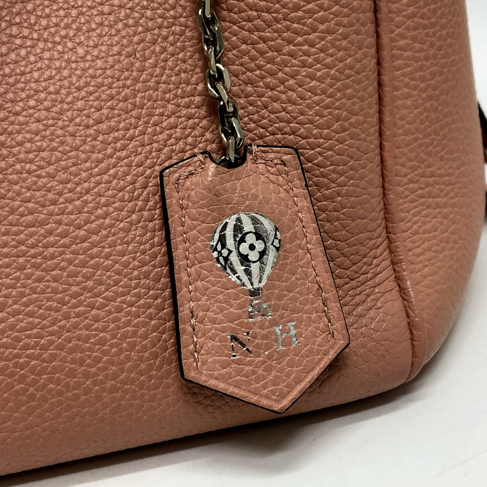 LOUIS VUITTON Handbag M54347 leather pink Mira PM Women Used Authentic