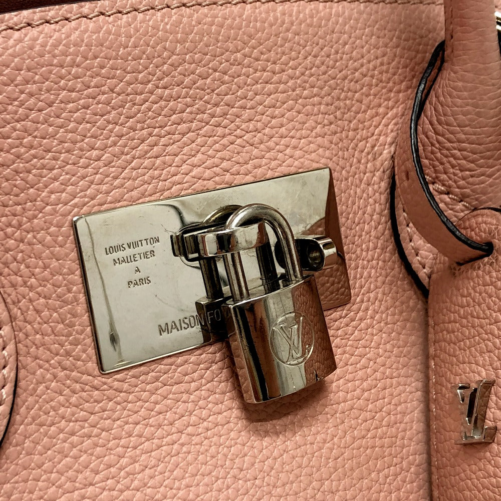 LOUIS VUITTON Handbag M54347 leather pink Mira PM Women Used Authentic