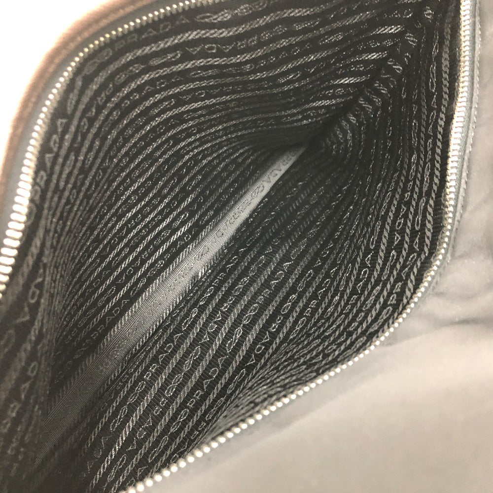 PRADA Shoulder Bag VA0793 Nylon black Messenger bag mens Used Authentic