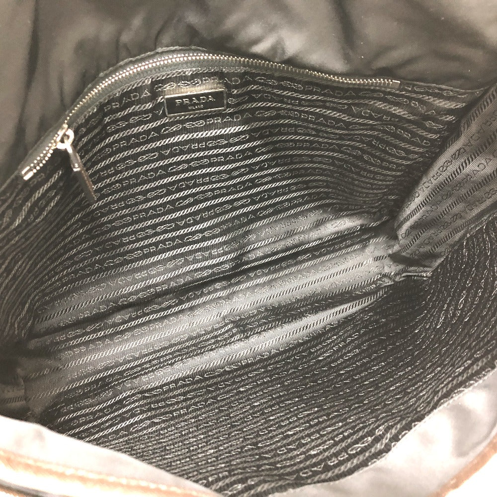 PRADA Shoulder Bag VA0793 Nylon black Messenger bag mens Used Authentic