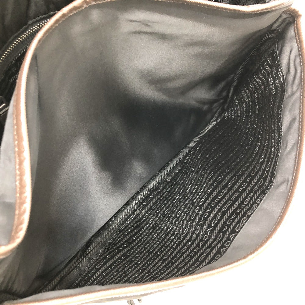 PRADA Shoulder Bag VA0793 Nylon black Messenger bag mens Used Authentic