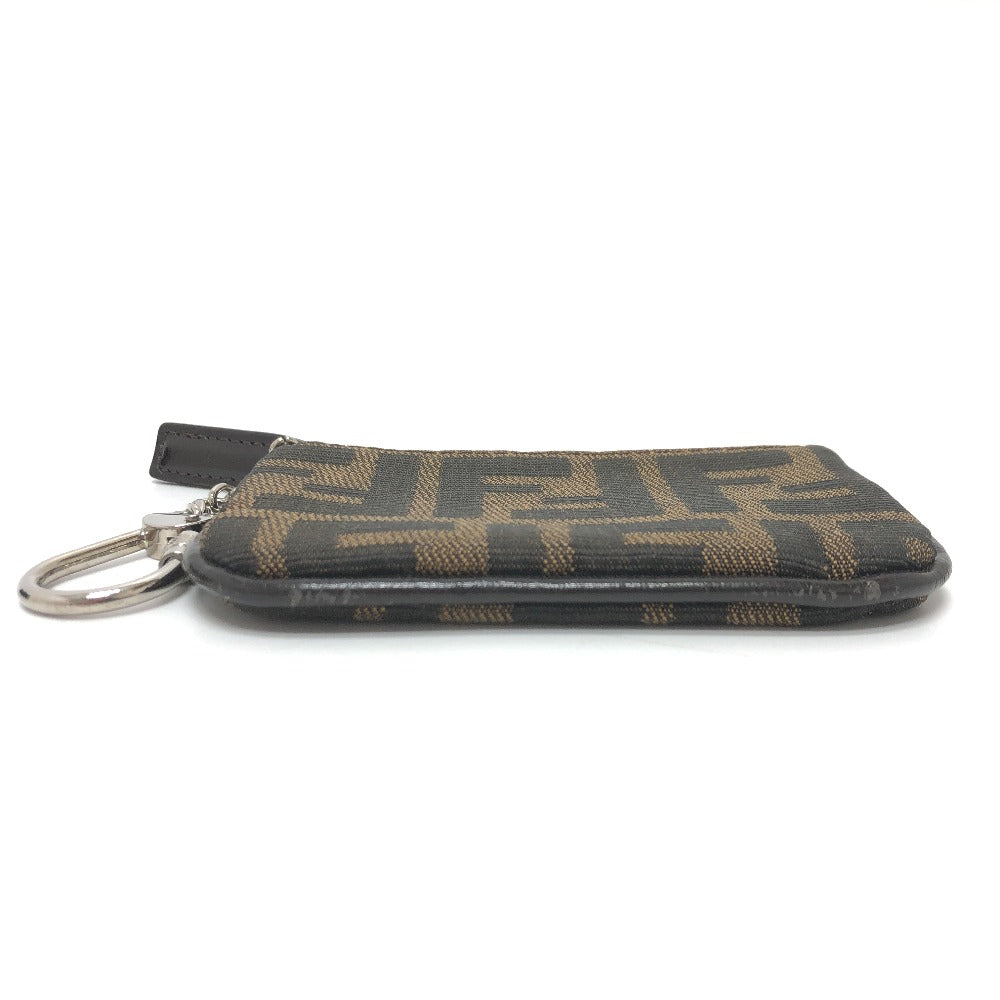 FENDI Coin case canvas Brown Zucca