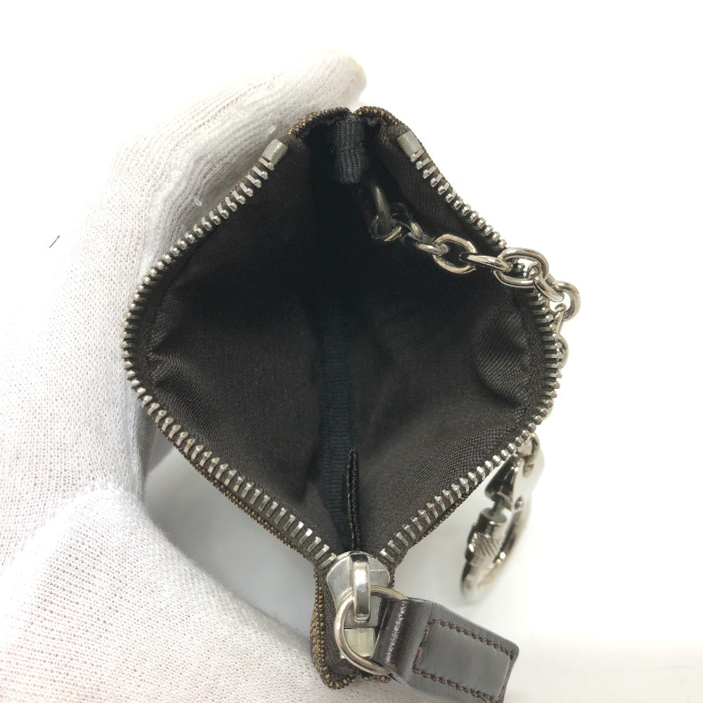 FENDI Coin case canvas Brown Zucca