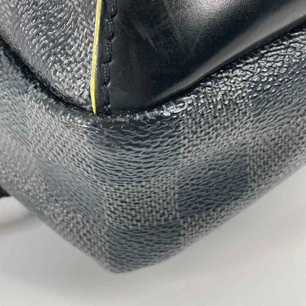 LOUIS VUITTON Shoulder Bag N42424 Damier Grafitto Canvas black Damier Grafitte Avenue Sling Bag mens Used Authentic