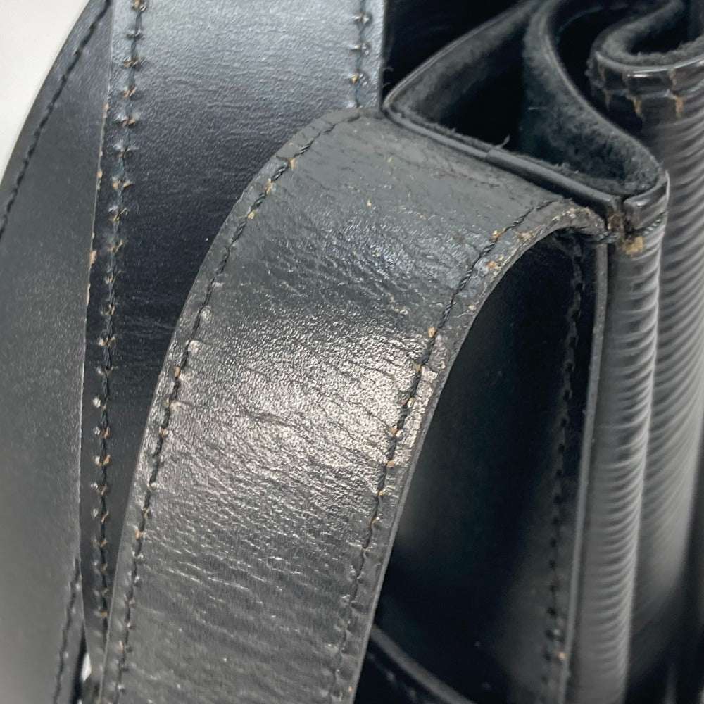 LOUIS VUITTON Shoulder Bag M80155 Epi Leather black Epi Sac DePaul GM Women Used Authentic