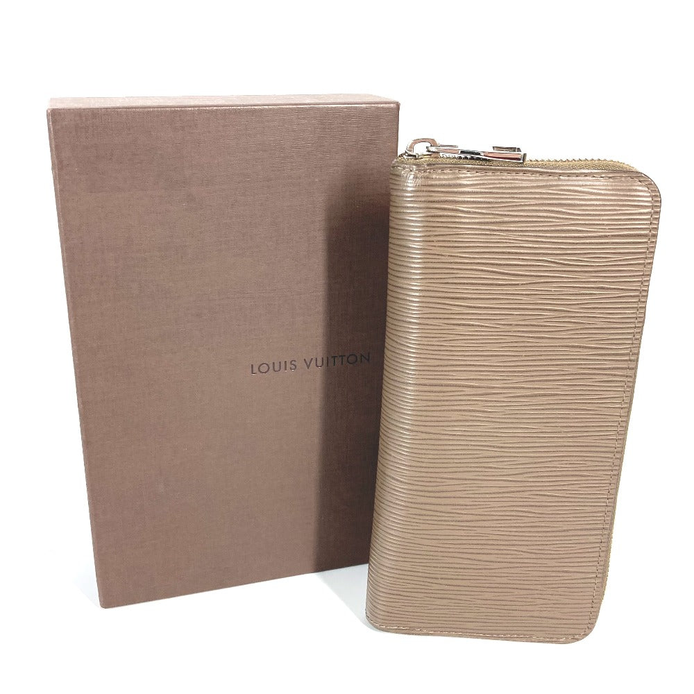 LOUIS VUITTON Long Wallet Purse M60967 Epi Leather Brown Epi Zippy Wallet Vertical