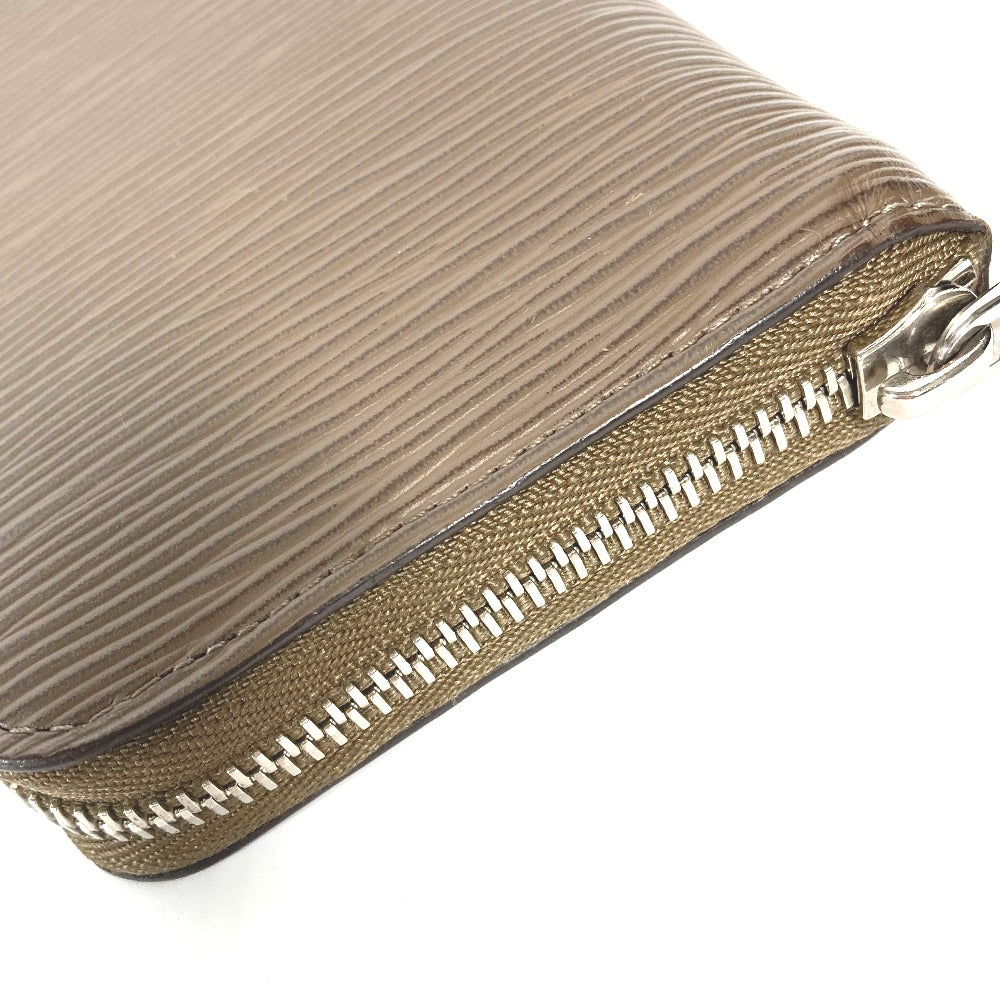 LOUIS VUITTON Long Wallet Purse M60967 Epi Leather Brown Epi Zippy Wallet Vertical