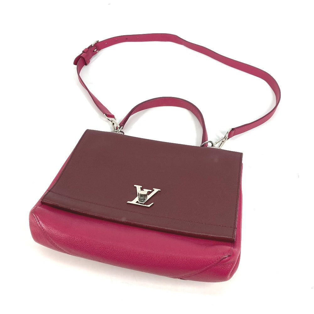 LOUIS VUITTON Handbag M502562 leather purple By color Rock Me 2