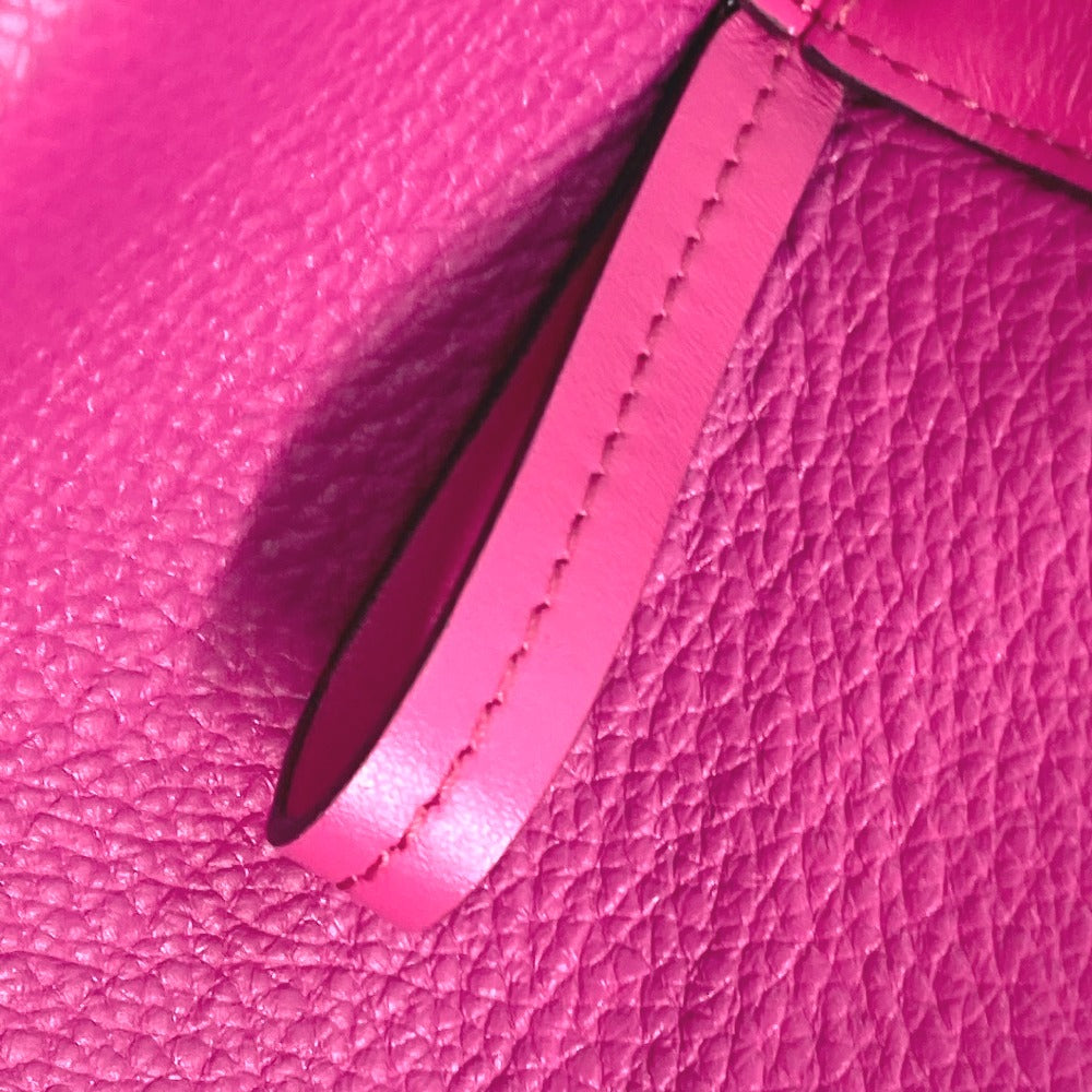 FENDI Shoulder Bag 8BS083 leather purple ORIGAMI MINI Small Women Used Authentic