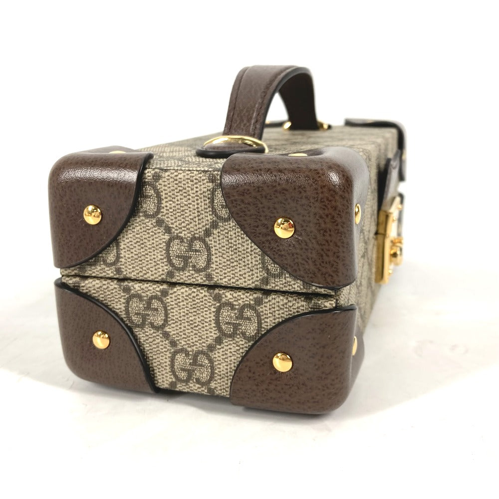 GUCCI Handbag 675969 GG Supreme canvas, leather beige GG Supreme Case Apple Watch Padlock Case for Apple Watch Women Used Authentic