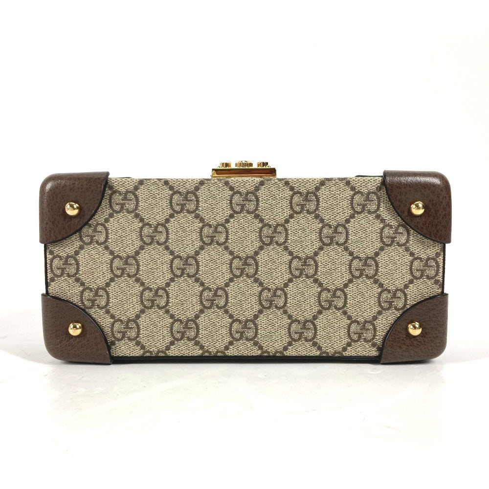 GUCCI Handbag 675969 GG Supreme canvas, leather beige GG Supreme Case Apple Watch Padlock Case for Apple Watch Women Used Authentic