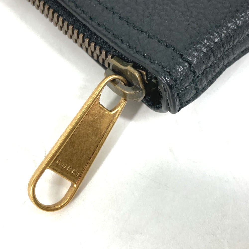 GUCCI Clutch bag 500981 leather black logo