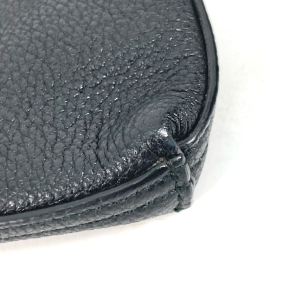 GUCCI Clutch bag 500981 leather black logo