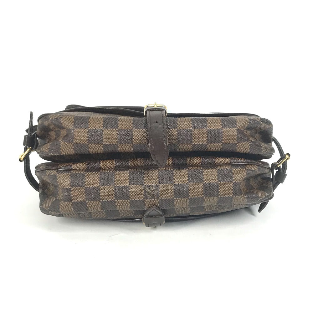LOUIS VUITTON Shoulder Bag N48081 Damier canvas Brown Damier Saumur 30 Women Used Authentic
