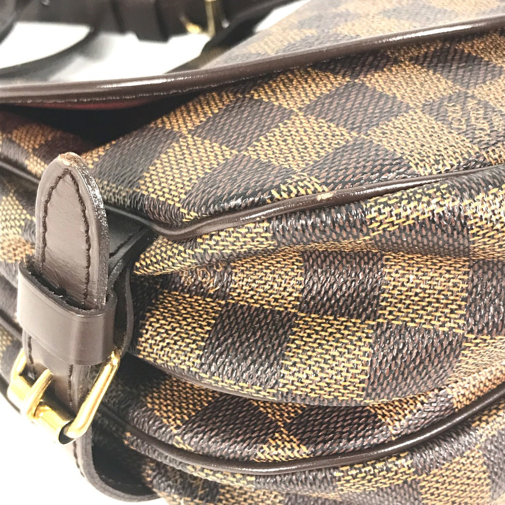 LOUIS VUITTON Shoulder Bag N48081 Damier canvas Brown Damier Saumur 30 Women Used Authentic