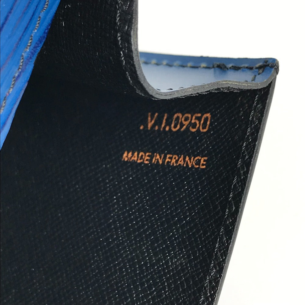 LOUIS VUITTON Clutch bag M52635 Epi Leather blue Epi Art deco