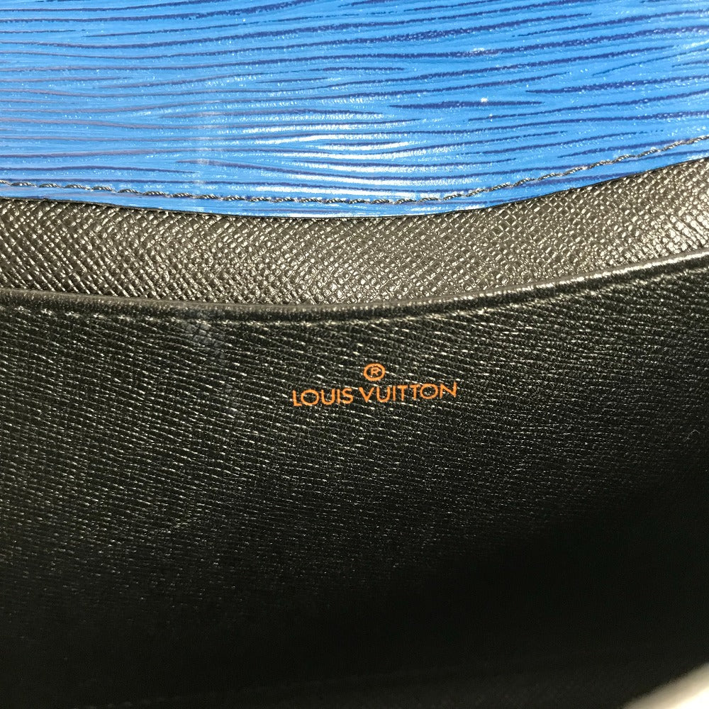LOUIS VUITTON Clutch bag M52635 Epi Leather blue Epi Art deco