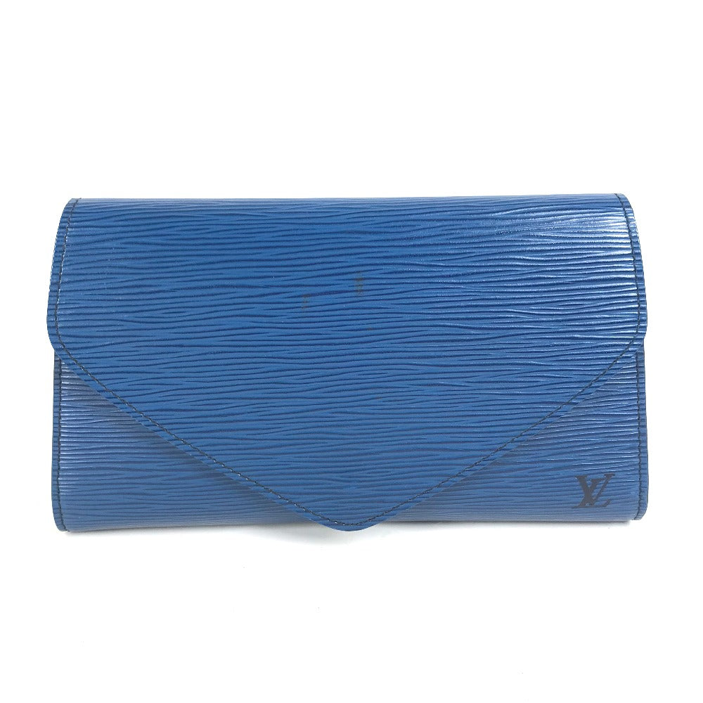 LOUIS VUITTON Clutch bag M52635 Epi Leather blue Epi Art deco