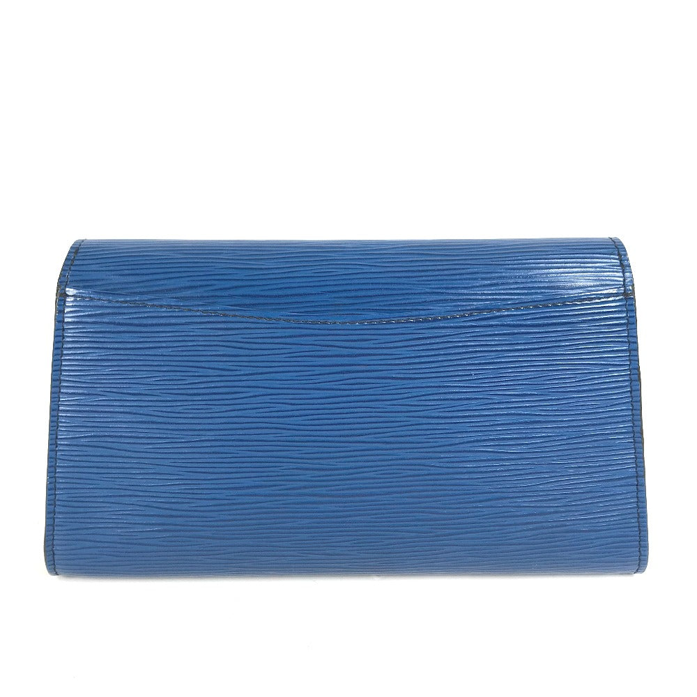 LOUIS VUITTON Clutch bag M52635 Epi Leather blue Epi Art deco