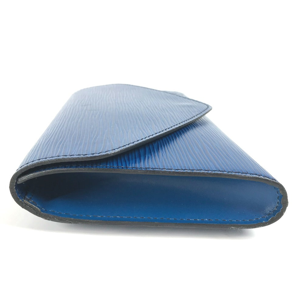 LOUIS VUITTON Clutch bag M52635 Epi Leather blue Epi Art deco