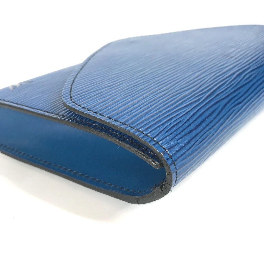 LOUIS VUITTON Clutch bag M52635 Epi Leather blue Epi Art deco