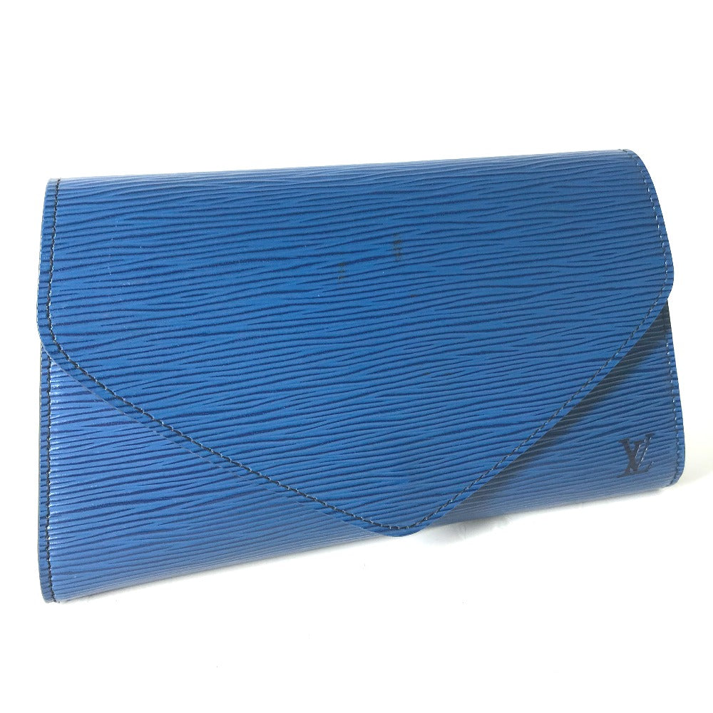 LOUIS VUITTON Clutch bag M52635 Epi Leather blue Epi Art deco