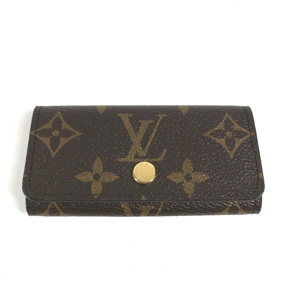 LOUIS VUITTON Key case Key holder M69517 Monogram canvas Brown Monogram Multicles 4 Women Used Authentic