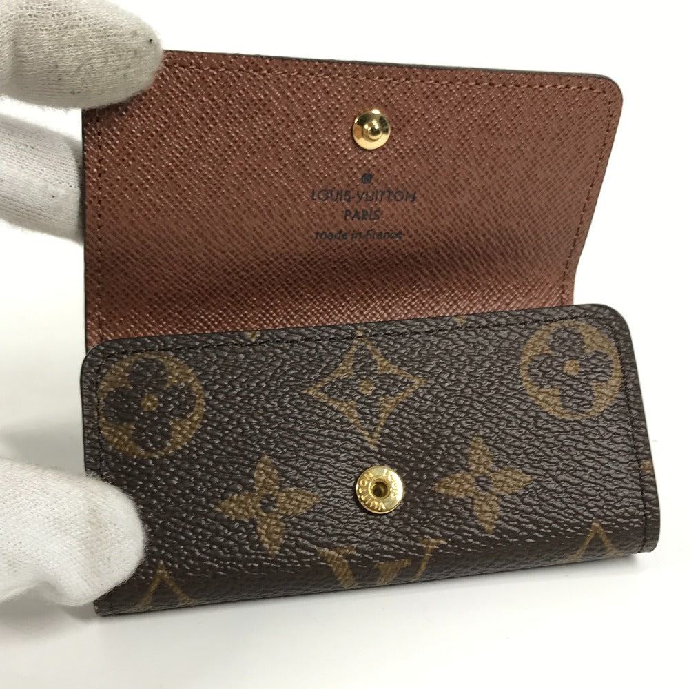 LOUIS VUITTON Key case Key holder M69517 Monogram canvas Brown Monogram Multicles 4 Women Used Authentic