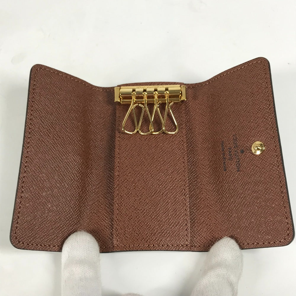 LOUIS VUITTON Key case Key holder M69517 Monogram canvas Brown Monogram Multicles 4 Women Used Authentic