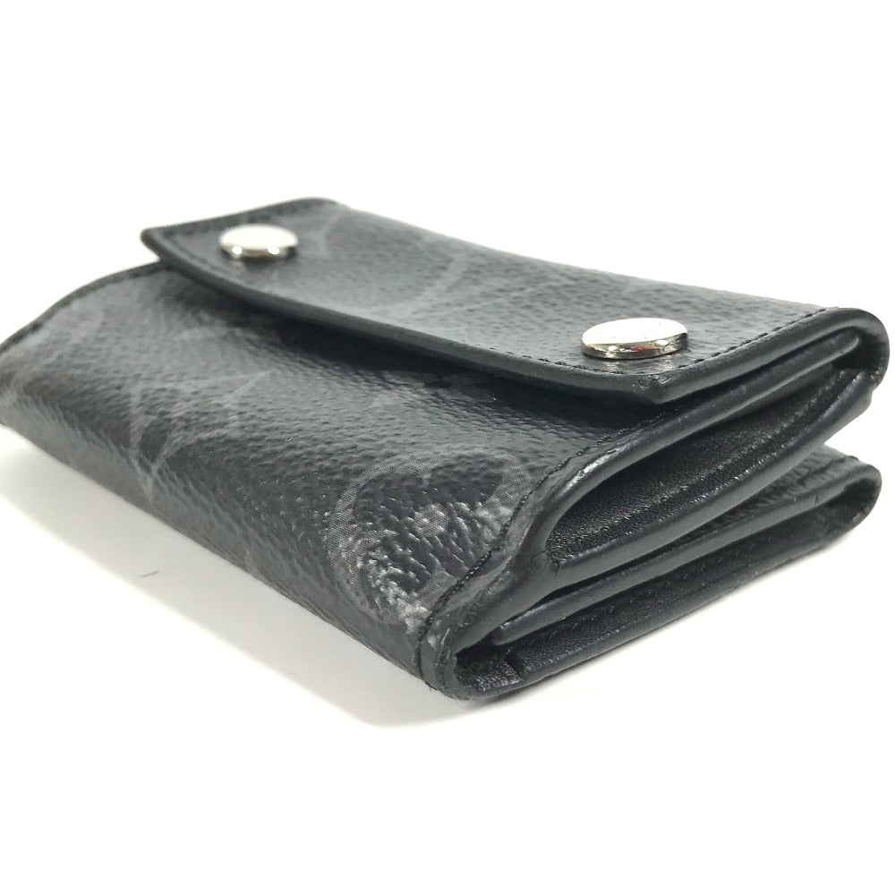 LOUIS VUITTON Trifold wallet M67630 Monogram Eclipse Canvas black Monogram Eclipse Discovery Compact