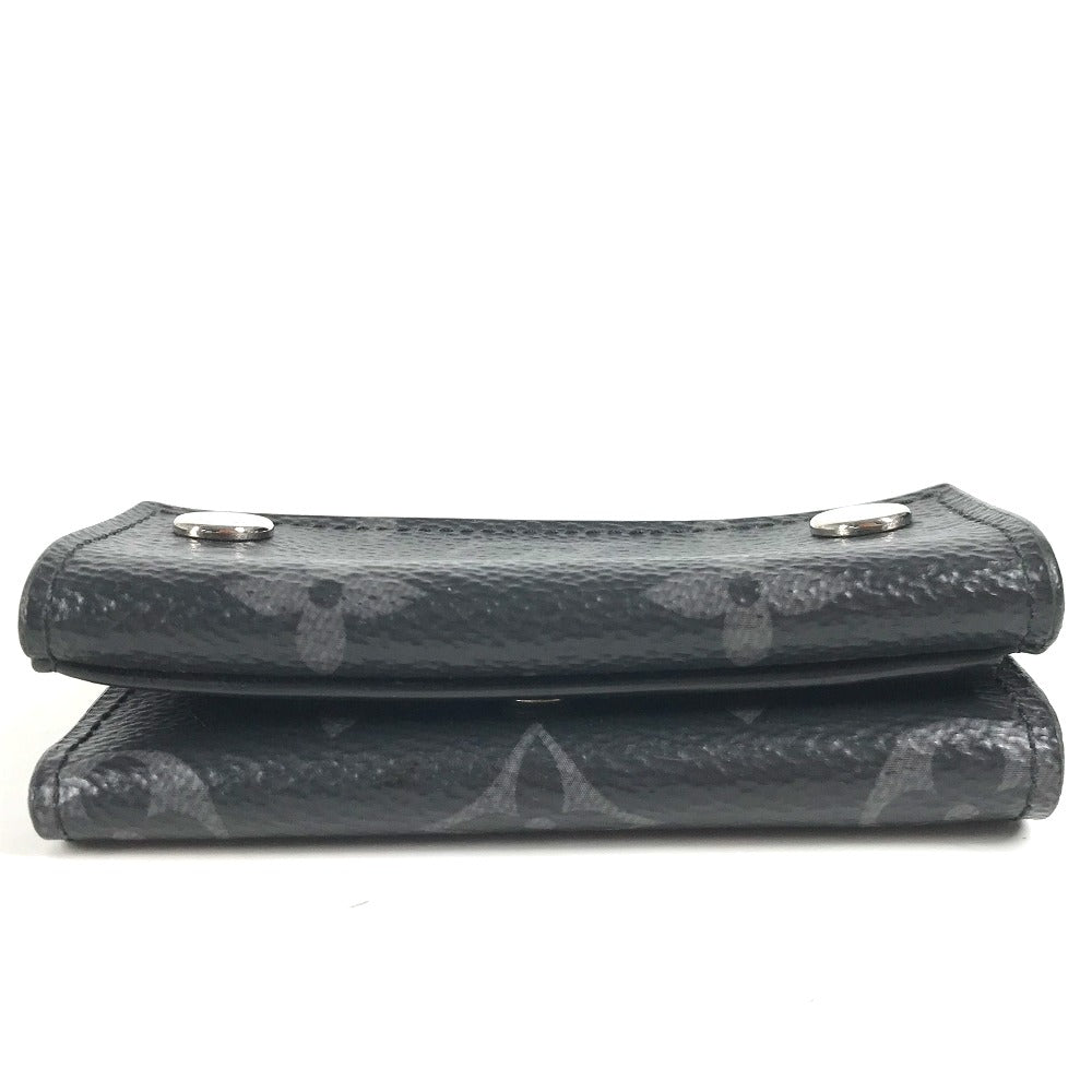 LOUIS VUITTON Trifold wallet M67630 Monogram Eclipse Canvas black Monogram Eclipse Discovery Compact