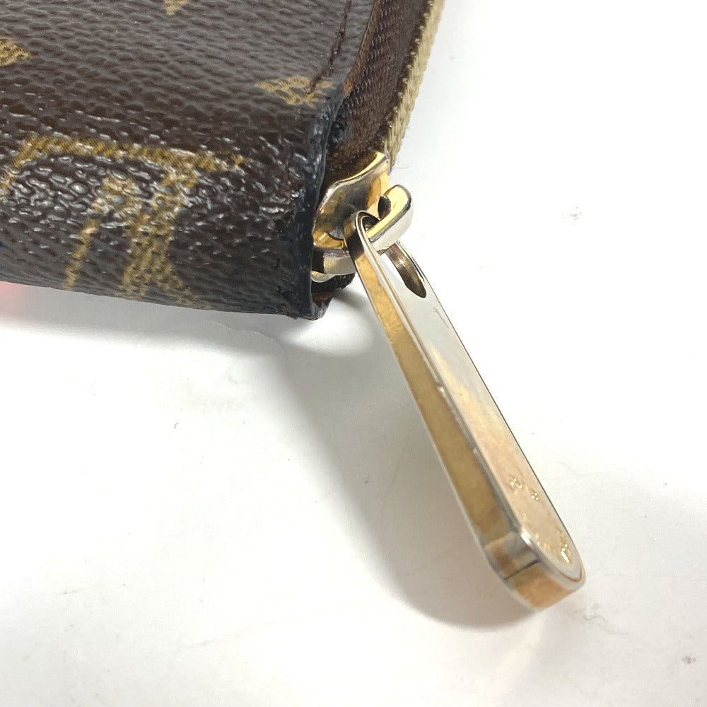 LOUIS VUITTON Long Wallet Purse M93759 Monogram canvas Brown Monogram Rose Stephen Sprouse Zippy wallet Women Used Authentic