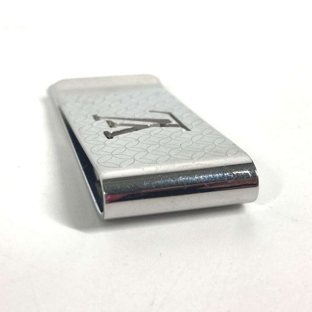 LOUIS VUITTON Money clip M65041 metal Silver building clip champs elysées