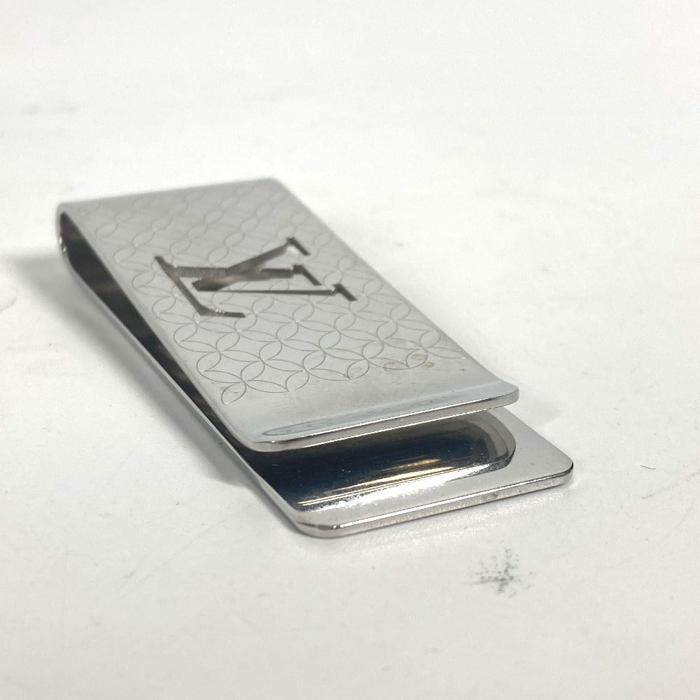 LOUIS VUITTON Money clip M65041 metal Silver building clip champs elysées