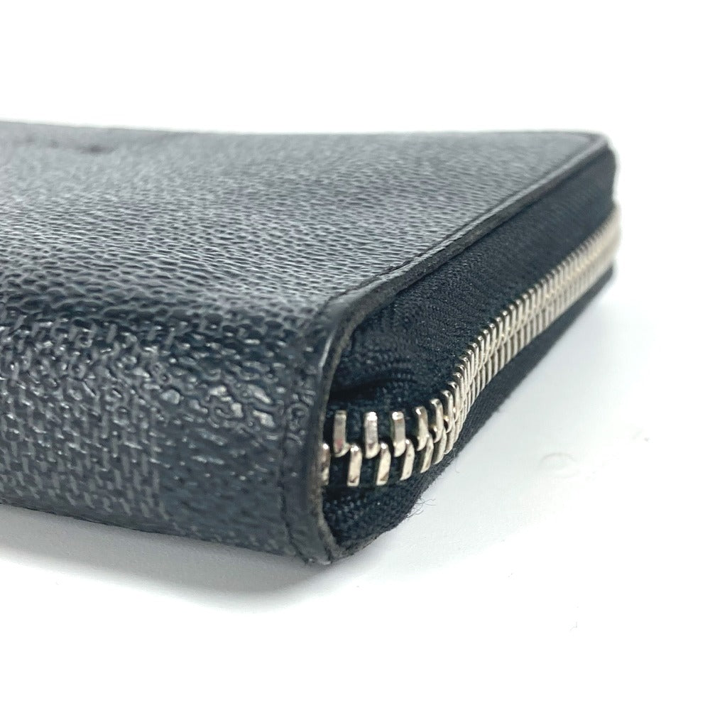 LOUIS VUITTON Long Wallet Purse N63077 Damier Grafitto Canvas black Damier Grafitte Zippy Organizer Women Used Authentic
