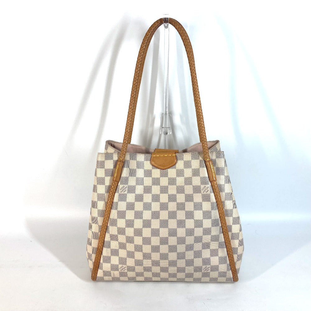LOUIS VUITTON Shoulder Bag N44027 Damier Azur Canvas white Damier Azur Propriano Women Used Authentic