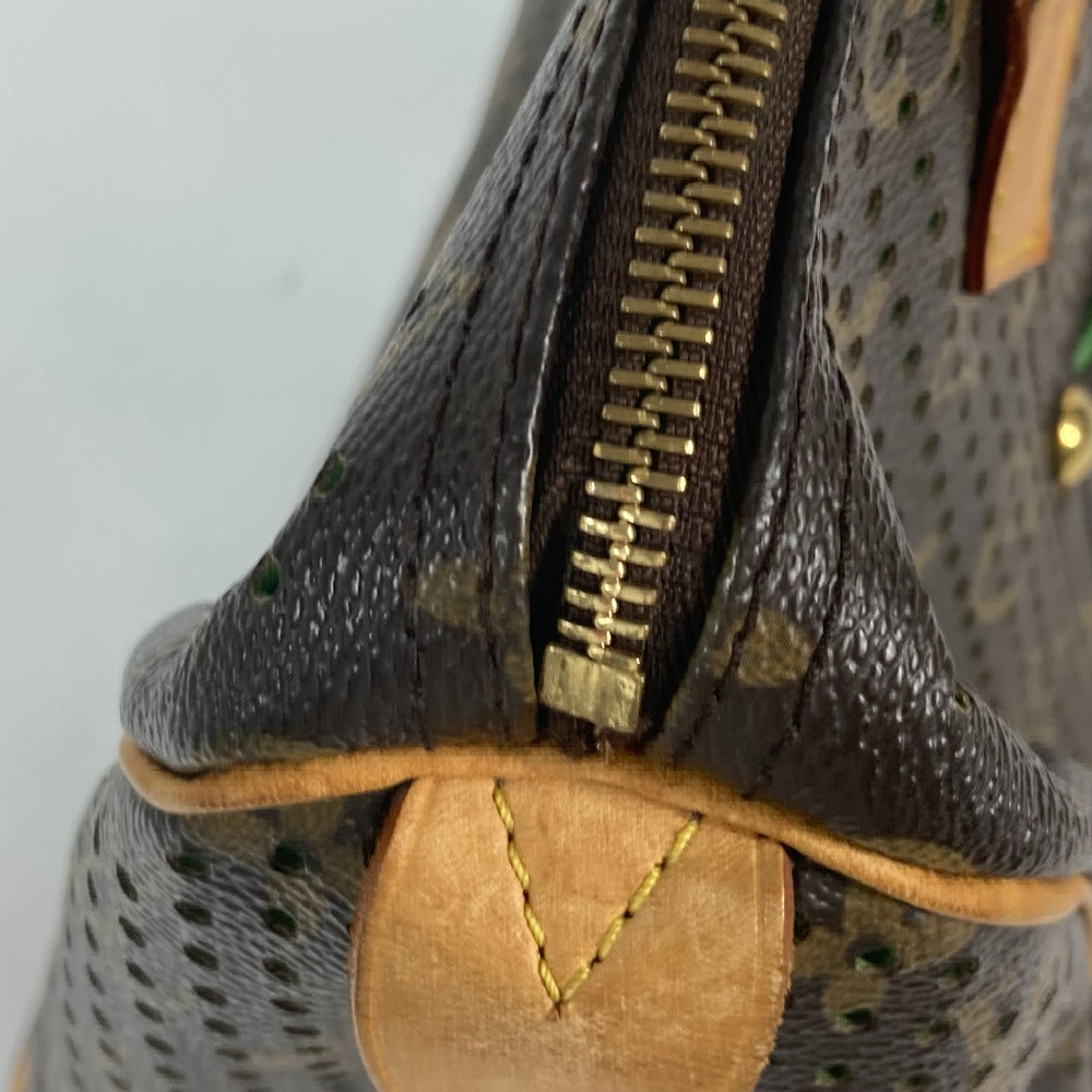 LOUIS VUITTON Handbag M95181 Monogram canvas green Monogram Perfo Speedy 30 Women Used Authentic