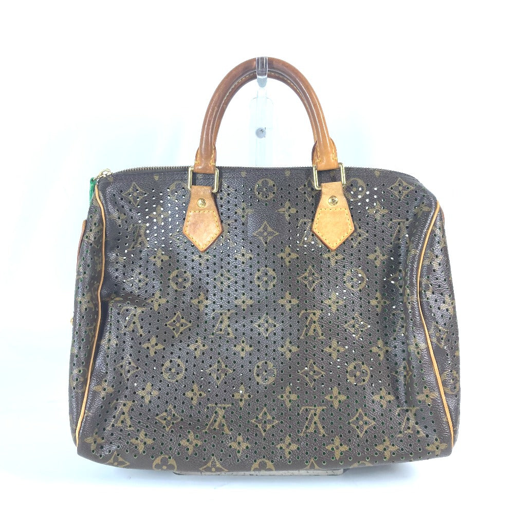 LOUIS VUITTON Handbag M95181 Monogram canvas green Monogram Perfo Speedy 30 Women Used Authentic