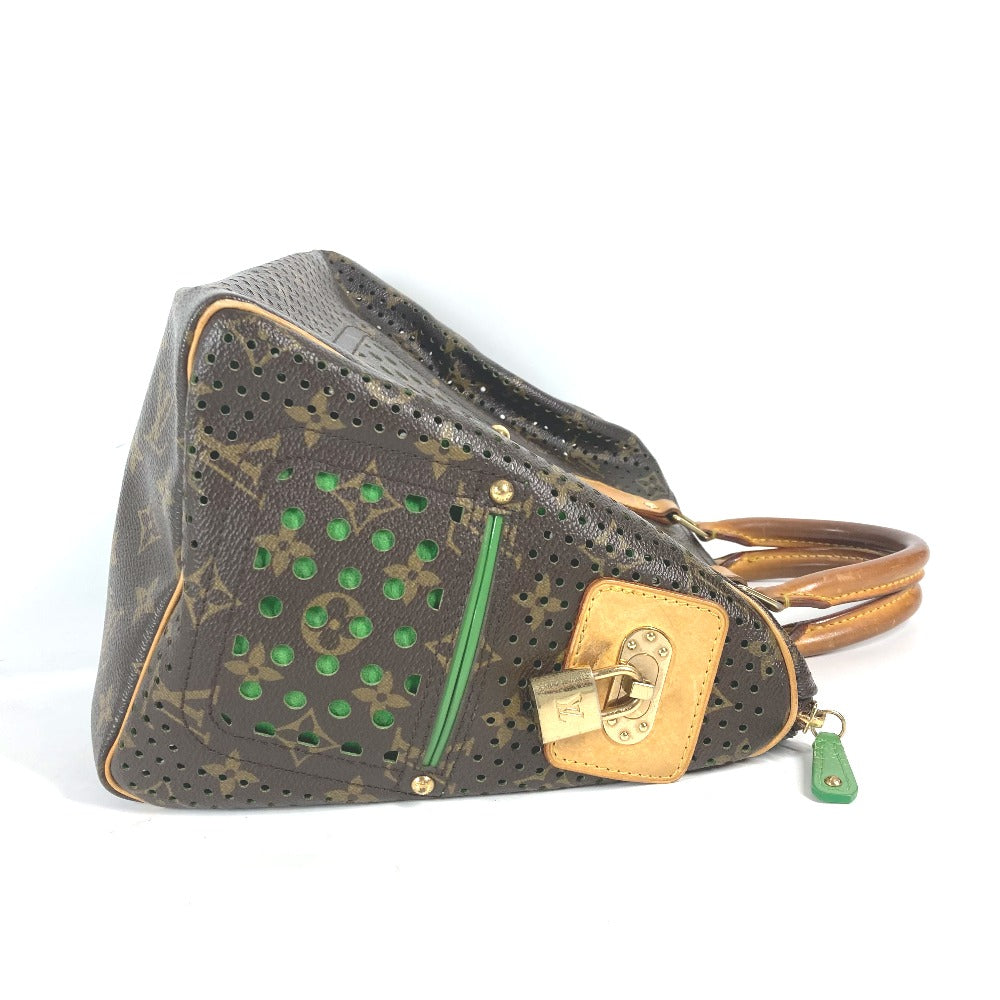 LOUIS VUITTON Handbag M95181 Monogram canvas green Monogram Perfo Speedy 30 Women Used Authentic