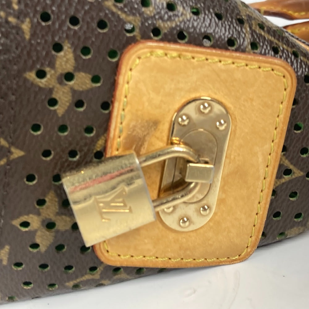LOUIS VUITTON Handbag M95181 Monogram canvas green Monogram Perfo Speedy 30 Women Used Authentic