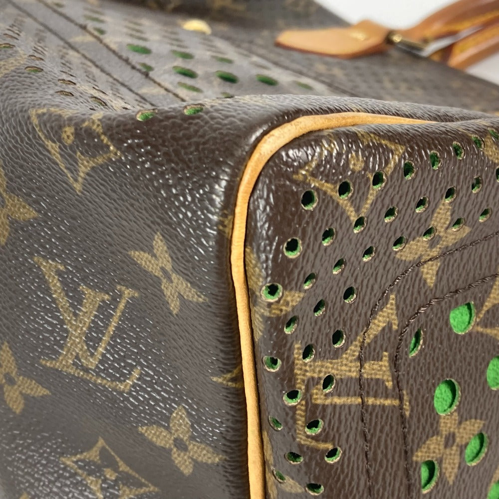 LOUIS VUITTON Handbag M95181 Monogram canvas green Monogram Perfo Speedy 30 Women Used Authentic