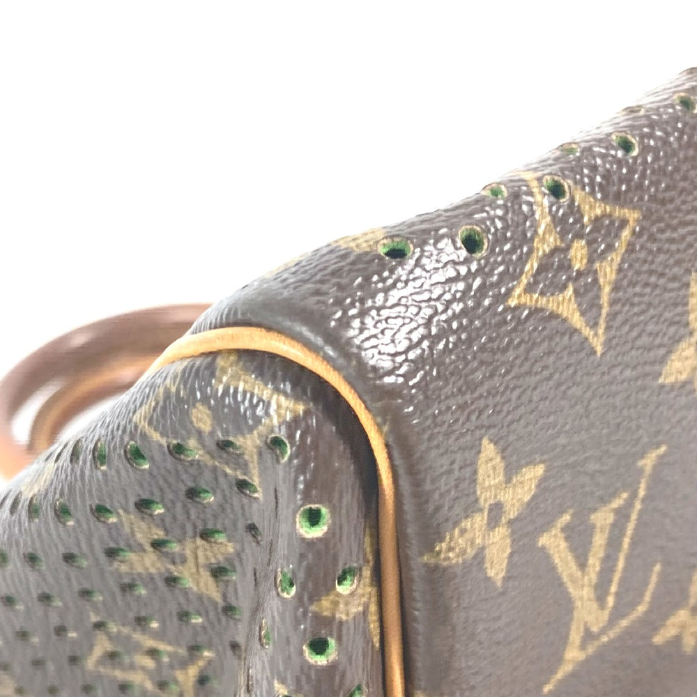 LOUIS VUITTON Handbag M95181 Monogram canvas green Monogram Perfo Speedy 30 Women Used Authentic
