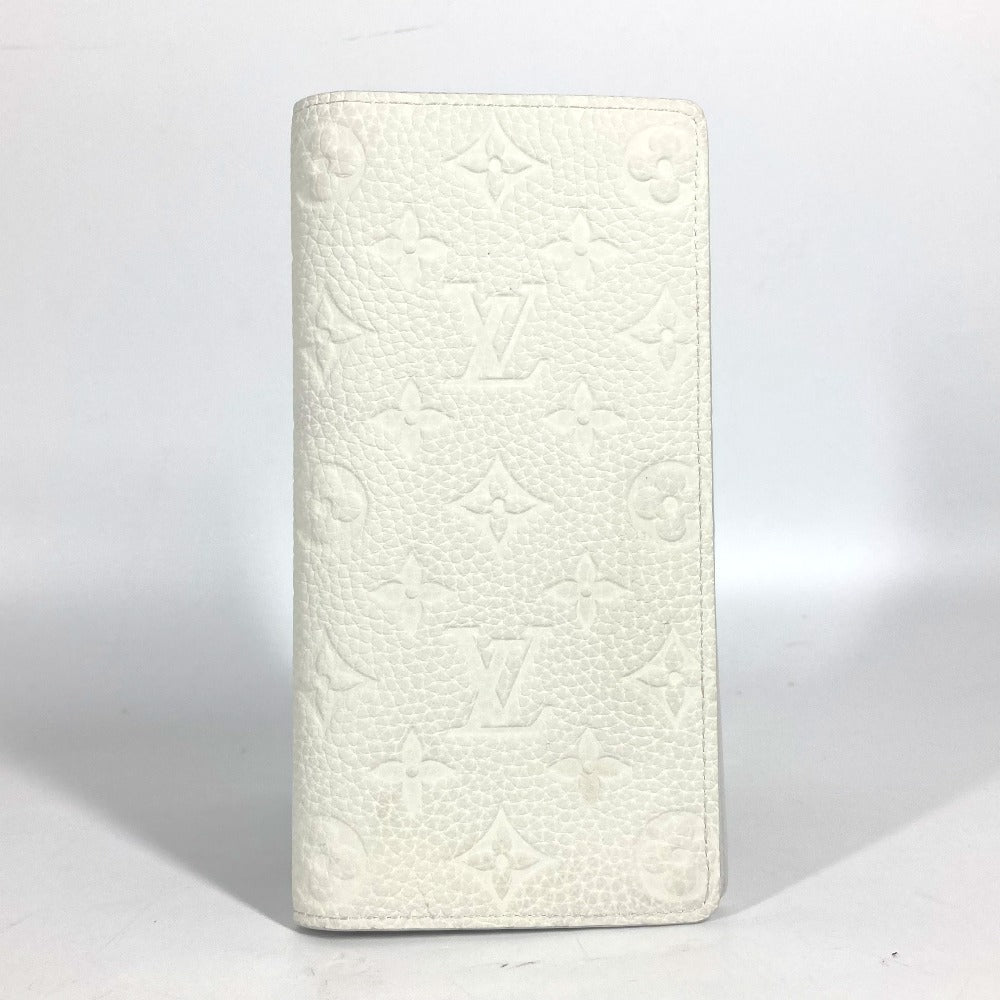 LOUIS VUITTON Long Wallet Purse M83066 Taurillon Clemence Leather white Long Wallet Monogram Portefeuille�EBrother NM mens Used Authentic