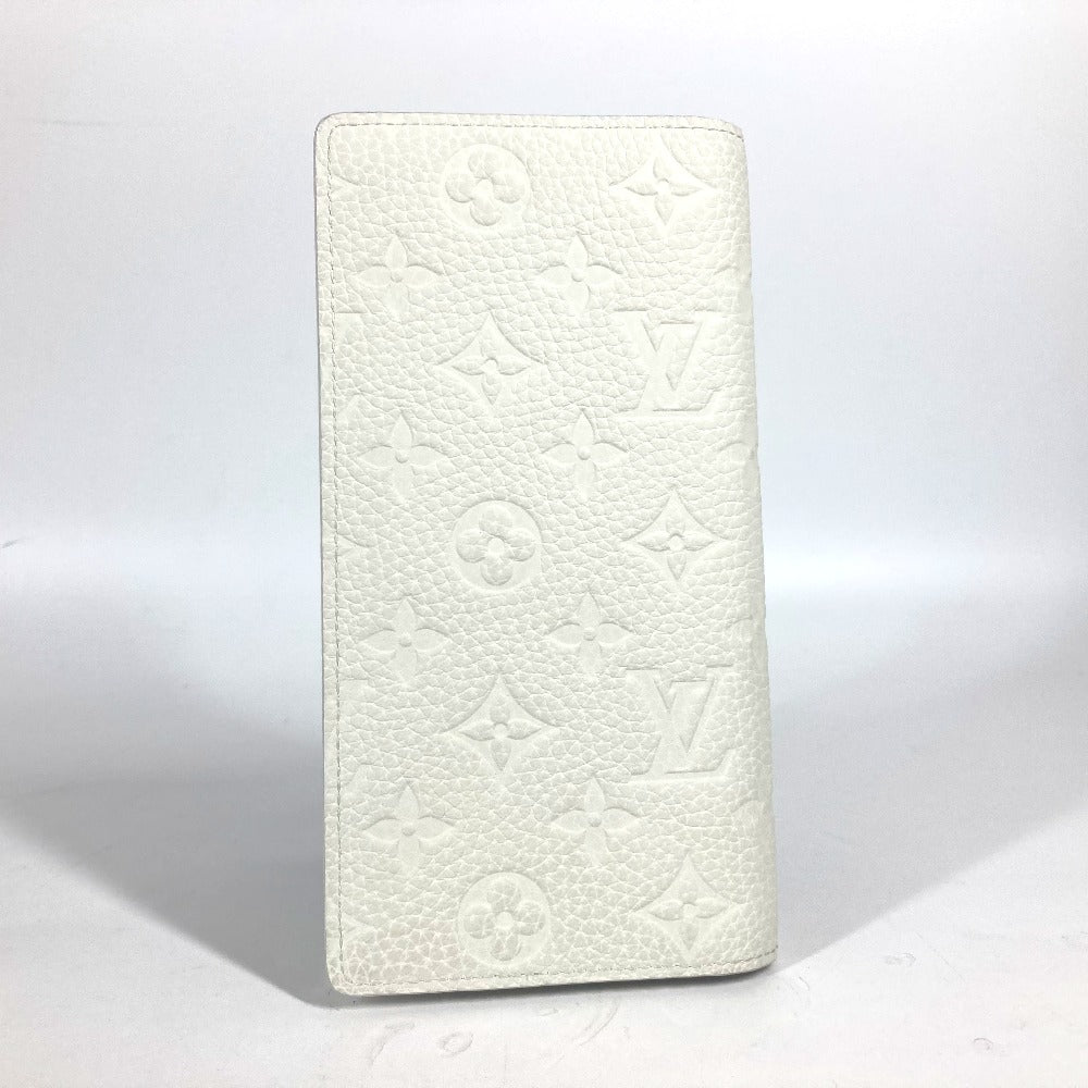LOUIS VUITTON Long Wallet Purse M83066 Taurillon Clemence Leather white Long Wallet Monogram Portefeuille�EBrother NM mens Used Authentic