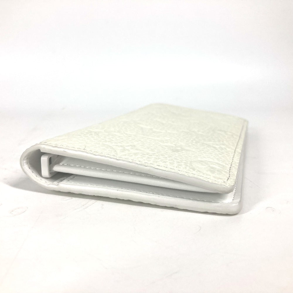 LOUIS VUITTON Long Wallet Purse M83066 Taurillon Clemence Leather white Long Wallet Monogram Portefeuille�EBrother NM mens Used Authentic